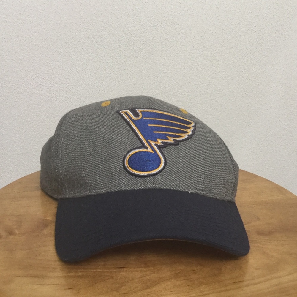 Adidas St. Louis Blues Grey Adjustable Hat OS